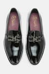 Buy_Lafattio_Black Ibiza Glossy Buckled Loafers 