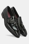 Lafattio_Black Ibiza Fringed Tassel Embellished Loafers _Online_at_Aza_Fashions