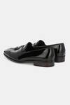 Shop_Lafattio_Black Ibiza Fringed Tassel Embellished Loafers _Online_at_Aza_Fashions