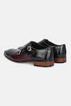 Buy_Lafattio_Black Mallorca Double Monk Strap Shoes _Online_at_Aza_Fashions