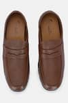 Lafattio_Brown Pashmina Leather Loafers _Online