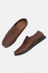 Buy_Lafattio_Brown Pashmina Leather Loafers _Online