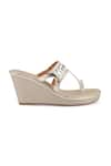 Crimzon_White Aisha Braided Woven Wedges _Online_at_Aza_Fashions