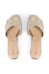 Shop_Crimzon_Gold Aiyana Criss Cross Wedges _at_Aza_Fashions