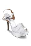Crimzon_Silver Diamond Roxy Feather Accent Stilettos _Online_at_Aza_Fashions