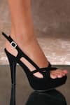 Buy_Crimzon_Black Catherine Suede Stilettos _at_Aza_Fashions