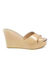 Crimzon_Beige Aiyana Slip On Wedges _Online_at_Aza_Fashions