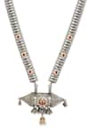 Buy_Curio Cottage_Silver Plated Artificial Stones Gypsy Charm Totem Long Necklace _Online_at_Aza_Fashions