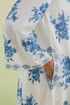 Buy_Kora_Off White Kurta And Pant Handspun Handwoven Cotton Hand Block Print A-line Set 
