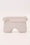 Shop_WAGON HORSE_White Falabella Vice Rectangle Shaped Crossbody Bag _at_Aza_Fashions