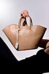 WAGON HORSE_Beige On The Go Tote Bag _Online_at_Aza_Fashions