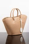 Shop_WAGON HORSE_Beige On The Go Tote Bag _Online_at_Aza_Fashions