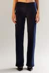 Buy_NOIB_Blue Corduroy Plain Vega Straight Pant 