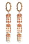 Shop_Vaidaan_Multi Color Enamel Samyuta Pearl And Bead Embellished Kaleeras - Set Of 2 _at_Aza_Fashions