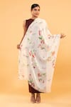 Buy_MODARTA_Cream Floral Print Shawl _Online_at_Aza_Fashions