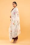 Shop_MODARTA_Cream Floral Print Shawl _Online_at_Aza_Fashions