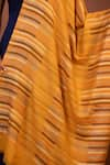 MODARTA_Yellow Stripe Print Shawl _Online_at_Aza_Fashions