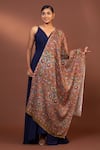 MODARTA_Multi Color Floral Embroidered Shawl _Online_at_Aza_Fashions