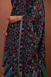 Shop_MODARTA_Blue Abstract Floral Woven Shawl _Online_at_Aza_Fashions