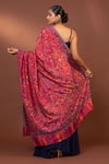 Shop_MODARTA_Red Paisley Woven Shawl _at_Aza_Fashions