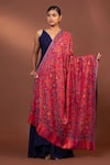 Buy_MODARTA_Red Paisley Woven Shawl _Online_at_Aza_Fashions