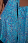 Buy_MODARTA_Blue Paisley Floral Woven Shawl _Online_at_Aza_Fashions