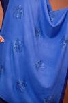 Shop_MODARTA_Blue Crystal Bloom Embellished Shawl _Online_at_Aza_Fashions