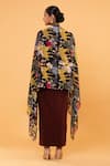 Shop_MODARTA_Multi Color Wild Leopard Print Shawl _at_Aza_Fashions