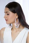 Buy_Samyukta Singhania_Green Beads Queen Of Hearts Embellished Hoops _Online_at_Aza_Fashions