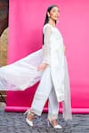 Buy_Priyanka Jain_Ivory Cotton Linen Embroidery Floral Round Neck Bloom Straight Kurta Pant Set _Online_at_Aza_Fashions