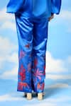 Buy_Shilpi Gupta_Blue Heavy Satin Embroidery Floral Patchwork Pant _Online_at_Aza_Fashions