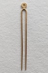 Buy_DE'ANMA_Gold Gorria Double Pin Hair Stick _at_Aza_Fashions