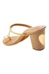 The Madras Trunk_Brown Heart Beats Trio Patchwork Heels _at_Aza_Fashions