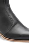 IVRAH_Black Jordan High Rise Leather Boots _Online_at_Aza_Fashions