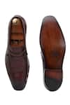 Shop_IVRAH_Brown Madrid Croc Skin And Shaded Slip On Shoes _at_Aza_Fashions