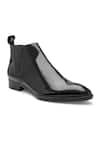 Buy_IVRAH_Black Royal Glossy Patent Boots _Online_at_Aza_Fashions