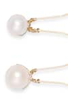 Hair Drama Co_Off White Pearl Embellished Hair Pins - Set 12 _at_Aza_Fashions