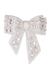 Hair Drama Co_Silver Crystal Embellished Hair Bow _Online_at_Aza_Fashions