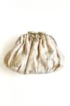 Buy_Kokommo_Gold Aari Mini Roses Sequin Embroidered Clutch _at_Aza_Fashions