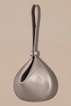 Buy_Ampm_Silver Esther Tear Drop Shaped Bag _Online