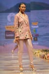 Buy_Rahul Singh_Multi Color Blazer Chanderi Silk Hand Embroidered Sequin Bead With Pant 