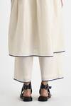 Shop_Payal Pratap_Ivory Handloom Cotton Florina Flared Pant _at_Aza_Fashions