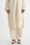 Shop_Payal Pratap_Off White Chanderi Solid Petra Embroidered Cowl Pant _Online_at_Aza_Fashions