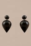 Shop_AMPM_Black Yarra Mini Drop Earrings _at_Aza_Fashions