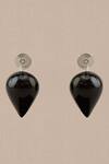 Buy_AMPM_Black Yarra Mini Drop Earrings _Online_at_Aza_Fashions