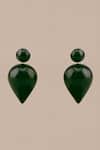 Buy_AMPM_Green Yarra Mini Enameled Drop Earrings _at_Aza_Fashions