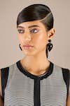 Buy_AMPM_Black Yarra Drop Earrings _at_Aza_Fashions