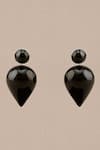 Shop_AMPM_Black Yarra Drop Earrings _at_Aza_Fashions