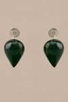 Shop_AMPM_Green Yarra Mini Enameled Drop Earrings _Online_at_Aza_Fashions