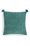 Buy_Onset Homes_Green Front 51% Linen Ananya Woven Cushion Cover - Set Of 2 _at_Aza_Fashions